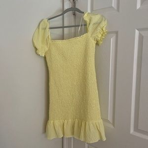 ZARA TEXTURED WEAVE DRESS!